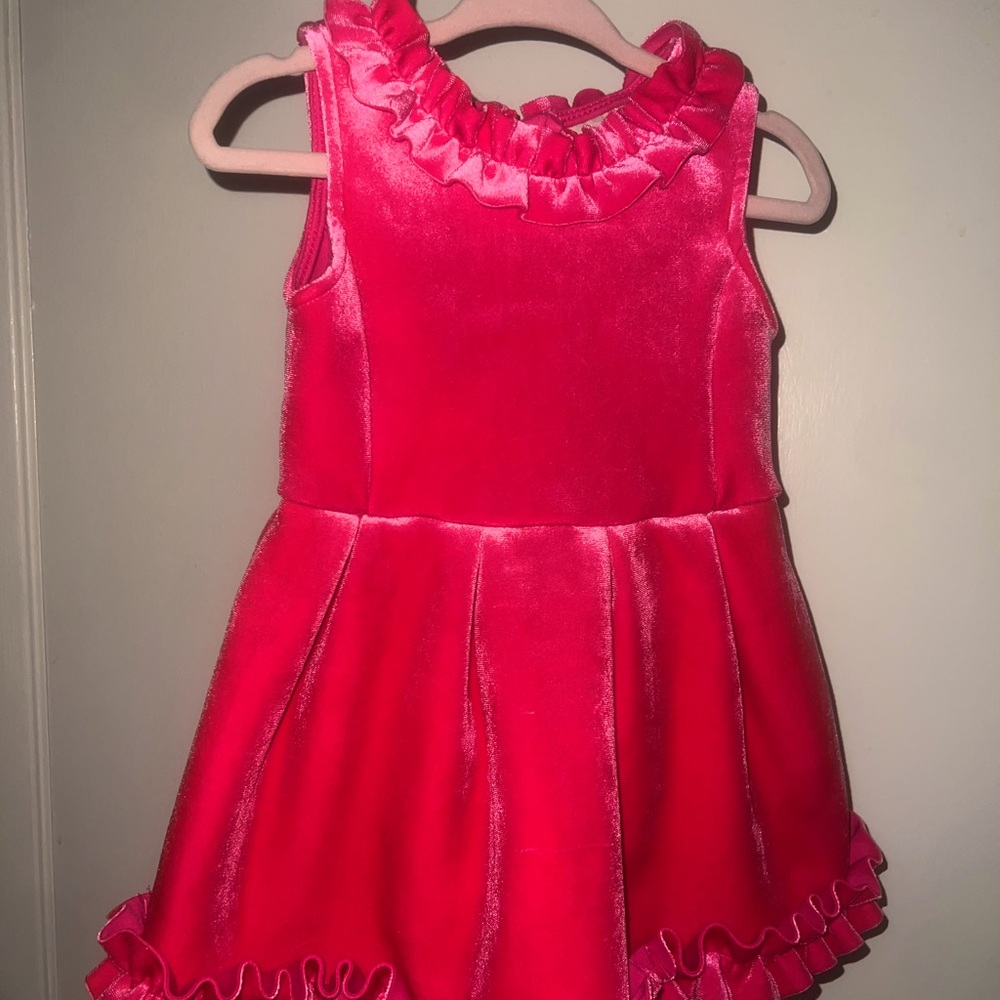 Gorgeous Pink Velvet Dress